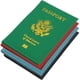 thumbnail image 5 of Naiovety Funda para pasaporte de 4 piezas, portatarjetas de identificación portátil de viaje, bolsa organizadora, funda para pasaportes de Ropa Deportiva, Zapatos, 5 of 6