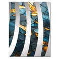 thumbnail image 2 of Designart "Stone Mosaic in Yellow and Grey Tones I" Abstract Marble Oversized Wall Mirror - Modern Abstract Office Mirror Wall Decor - Multiple Color Options, 2 of 6