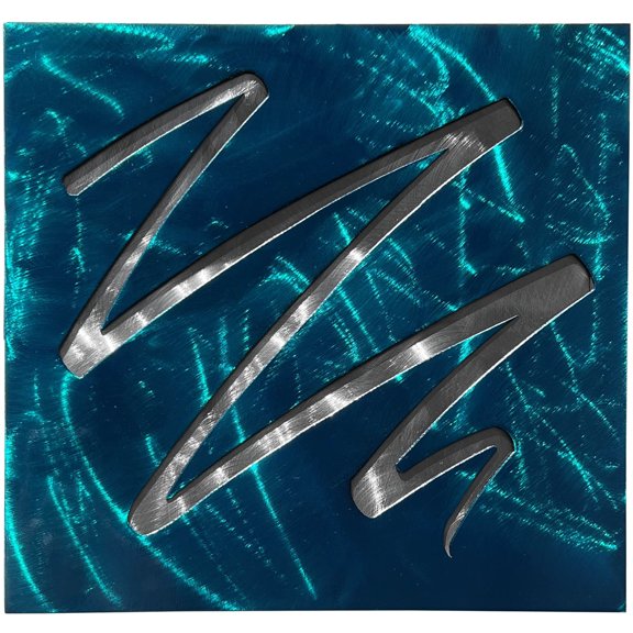 Squiggle Metal Decor