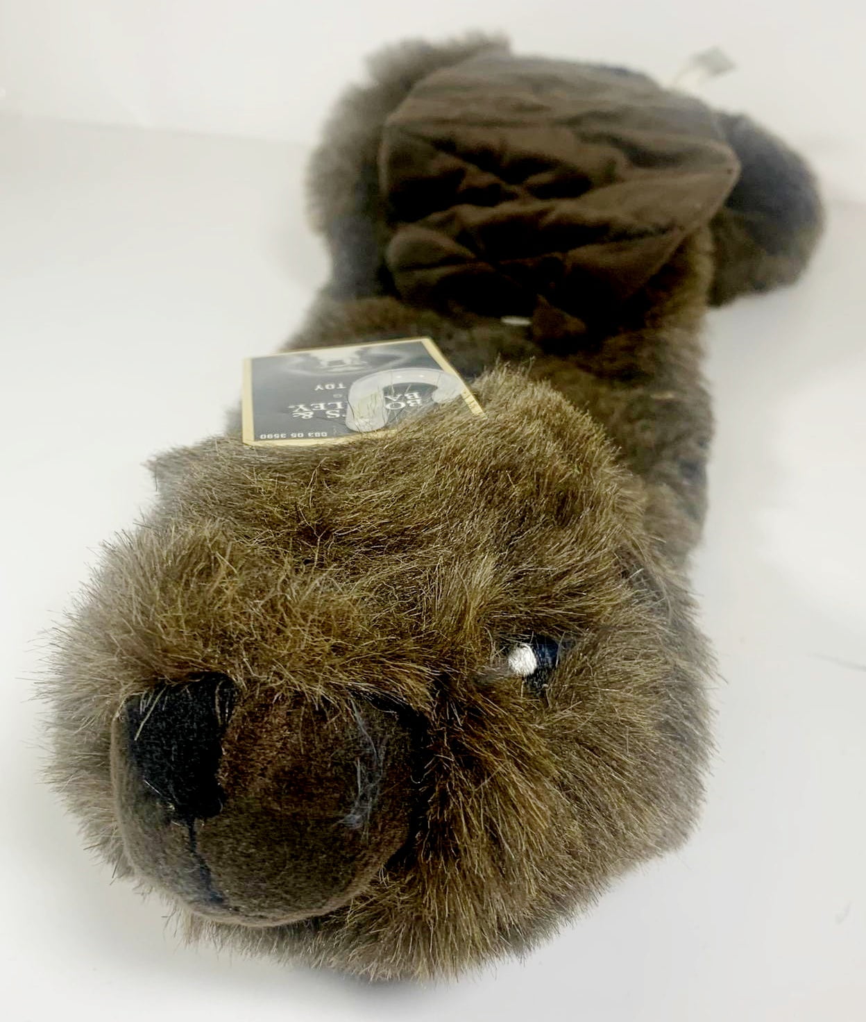 Squeaky beaver 2025 dog toy