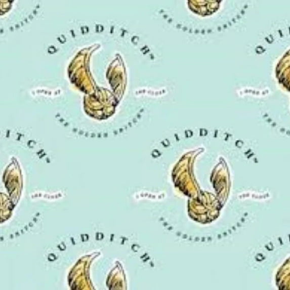 Handmade Sheets or Pillow Cover Harry Potter Golden Snitch