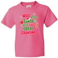 thumbnail image 3 of Inktastic Who Needs Santa when I Have Great Grandma Youth T-Shirt, 3 of 5