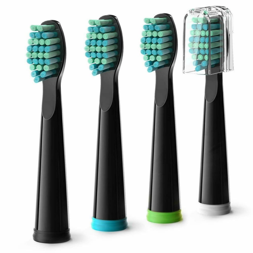 Fairywill Electric Toothbrush Replacement Heads 4X Brush Heads For FW waterpik-complete-care-5-0-water-flosser-sonic-toothbrush-wp-861