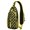 I Love Lemons S, variant on Traditional Sacred Mandala Sling Backpack with Ethnic Inspired Symmetry, Lightweight Durable Crossbody Daypack, Adjustable Strap, Multiple Compartments for Outdoor Activities