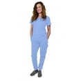 thumbnail image 1 of Green Town Scrubs for Women Scrub Set - Jogger Pant and V-Neck Top, 6 Pockets, Easy Care Uniforms, 1 of 2