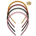 thumbnail image 2 of Banda para el cabello para mujer, diadema de plástico, bandas para el cabello de moda, diademas deportivas, diadema para mujer, aro para la cabeza con dientes antideslizantes, 4 piezas oso de fresa  Electrónica, 2 of 5