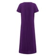 thumbnail image 5 of Robe Midi Décontractée à Manches Courtes et Manches Courtes pour Femmes, 5 of 5