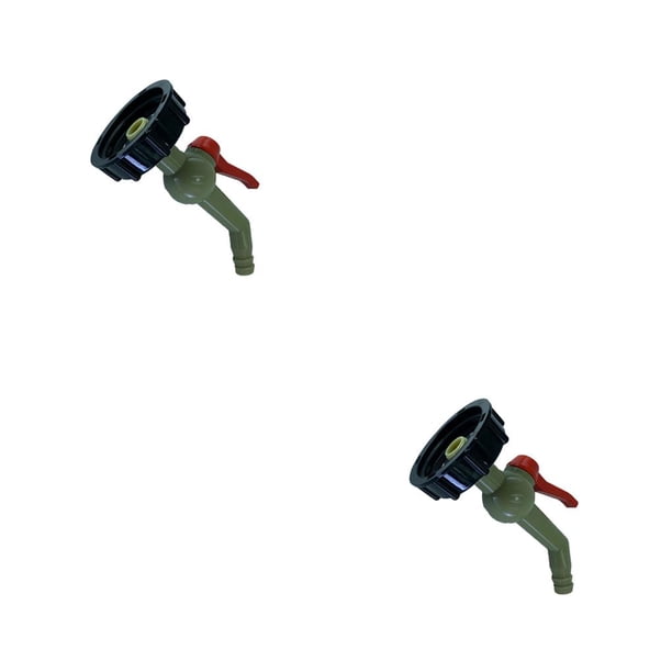 Grifos de drenaje Scienceny para contenedor IBC 2 piezas 45° 20mm