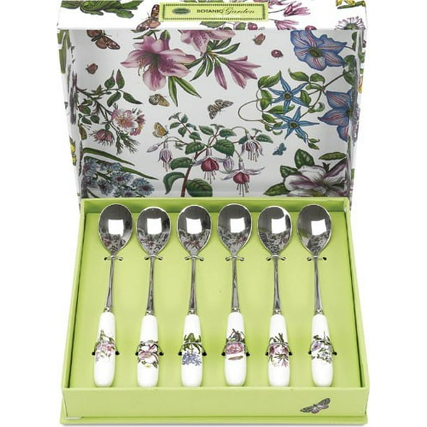 Portmeirion Botanic Garden Cheese Knife and 6 Spreader's