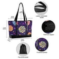 thumbnail image 2 of FORMRS Canvas Laptop Tote Bag for Women with 15.6" Computer Compartments Shoulder Handbag, Candy Cosmic Swirls, 2 of 7