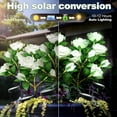 thumbnail image 4 of Luces solares para jardín Anordsem, 10 rosas LED impermeables, paquete de 2, 4 of 8