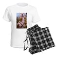 thumbnail image 4 of CafePress - Almond Blossoms In Spring Women's Light Pajamas - Women's Short Sleeve Print T-Shirt and Pants Light Cotton Pajama Set, 4 of 7