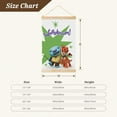 thumbnail image 3 of Wallykazam Poster Canvas Wooden Shaft Hanging Poster Home Decor, Aesthetic Wood Frames Scroll Painting Wall Art for Living Room Bedroom Office 12"X18", 3 of 7