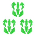 thumbnail image 1 of tssuouriy Rugged ABS Plastic Fairing Body Work Kit Set for CRF50-125CC Durable and Practical Green 280mm 3Set, 1 of 6