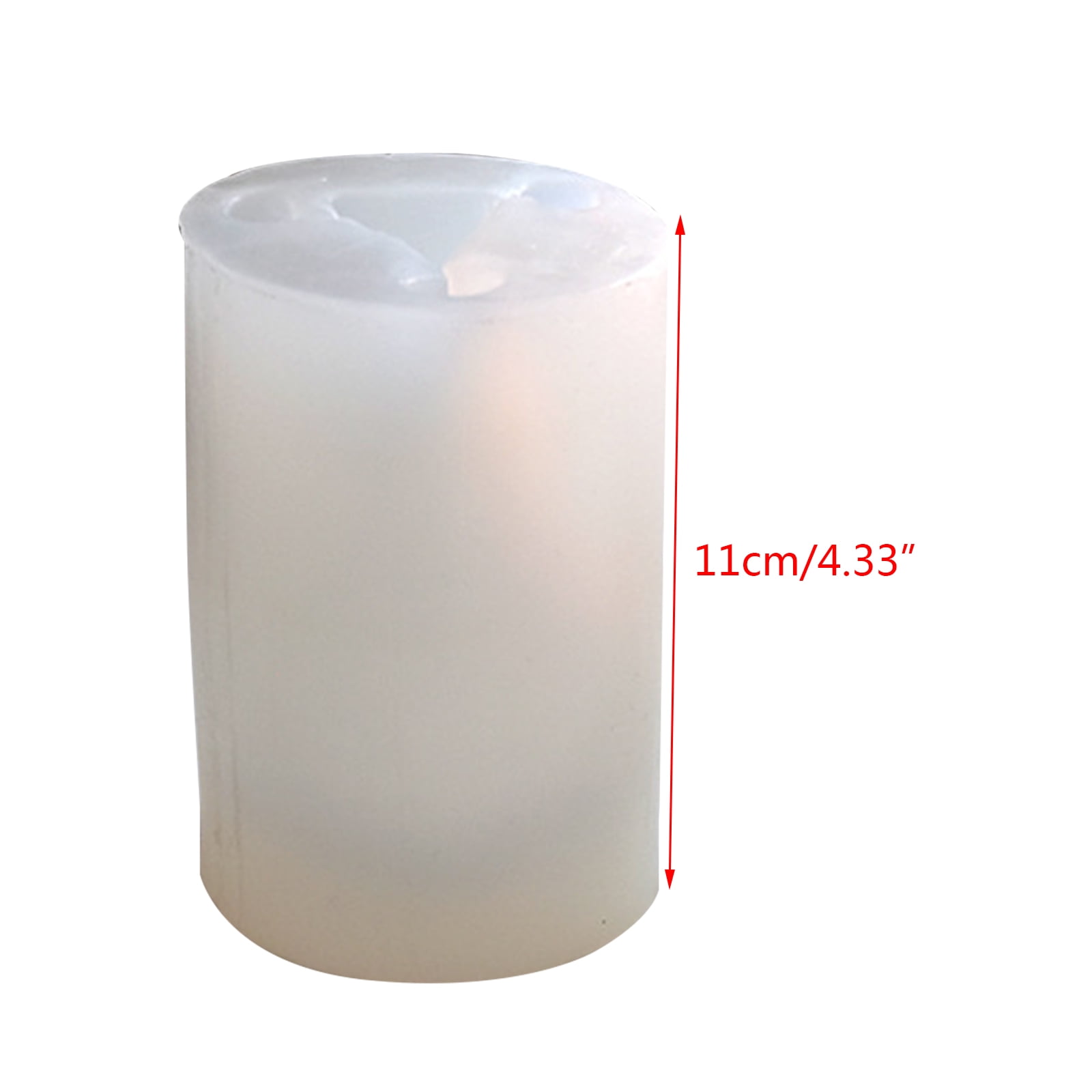 Geemin 3D Teeth Candle Mold for Making Candle Soap Plaster Cake Fondant Resin Casting