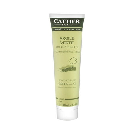 Cattier Ready For Use Green Clay 100ml (Best Clay To Use For Sculpting)