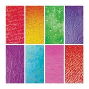 Roylco Frosted Glass Craft Papers - 5-1/2" x 8-1/2", Pkg of 24
