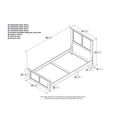 thumbnail image 3 of Leo & Lacey Twin XL Wood Foundation Bed with Matching Footboard in White, 3 of 3