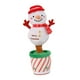 thumbnail image 2 of Juguete de peluche navideño, juguete interactivo para bailar con música para niñas y niños, muñeco eléctrico que repite lo que dices, juguete Muñeco de nieve, 2 of 8