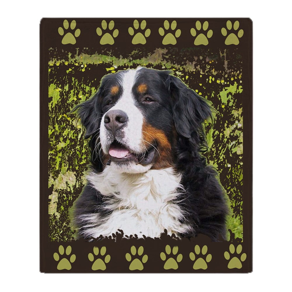bernese mountain dog throw blanket