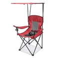 thumbnail image 1 of Chaise surdimensionnée Ozark Trail avec canopy, en polyester et acier, capacité de charge de 300 lbs, couleur Rouge, 1 of 8