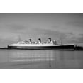 thumbnail image 2 of Highsmith, Carol 18x13 Black Ornate Wood Framed with Double Matting Museum Art Print Titled - Queen Mary ship Long Beach California, 2 of 4