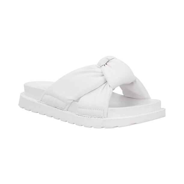 Sandalias Mujer Sponch Suaves Cómodas Slides Nudo OVX blanco 24 OVX WS080