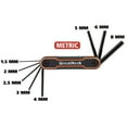 thumbnail image 3 of GreatNeck 2 Folding Star, SAE, And Metric Hex Key Set, Allen Key Set, 3 of 10