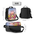 thumbnail image 2 of Cuphead Mughead Show Insulated Lunch Bag Portable Thermal Lunchbag Reusable Bento Tote Bag Snack Bags, 2 of 9