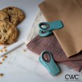 thumbnail image 4 of HAHDAXIA 5 Pc Chip Bag Clips- Kitchen Clips, Magnetic Chip Clips for Bags, Food Bag Clips with Airtight Seal (Aqua), 4 of 6