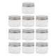 thumbnail image 2 of 10 Paquetes 30-120 ML De Plástico, Envases De Cosméticos Vacíos, Cajas Con Tapas De Aluminio Plateadas, Crema, Loción, Caja, Ungüentos, Botella - 40ml Macarena Tarro de tarro vacío, 2 of 8
