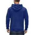 thumbnail image 6 of GigrtiJin Mens Hoodies Long Sleeve Casual Corduroy Hooded Sweatshirt Solid Color Drawstring Pullover Tops with Pocket, 6 of 6