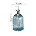 thumbnail image 3 of JoyMoreHome Vertical Striped Soap Dispenser with Pump, Refillable Lotion Soap Dispenser for Hand Soap, Dish Soap, Shampoo, 3 of 6