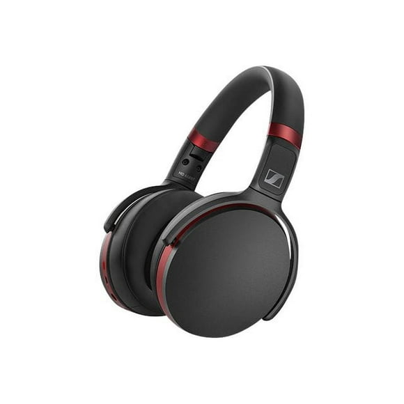 Sennheiser HD 458BT - Headphones with mic - full size - Bluetooth - wireless - active noise canceling - black