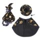 thumbnail image 5 of Transpirable, suave, perro, gato, capa, sombrero, trajes, mago, disfraces de Halloween, poncho, capa, cosplay, , festival, ropa, ropa , -49 CM Colco Capa de Halloween, 5 of 8