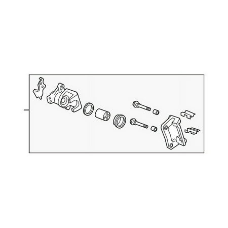 Genuine OE Honda Caliper - 43018-TA0-A81 Fits select: 2011-2012 HONDA ACCORD EXL