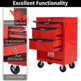 thumbnail image 6 of BEIMIMU 4-Drawer Tool Storage Cabinet with Wheels Multifunctional Tool Chest Portable Rolling Tool Chest with Locking System for Garage Workshop Warehouse Repair Shop, 6 of 11