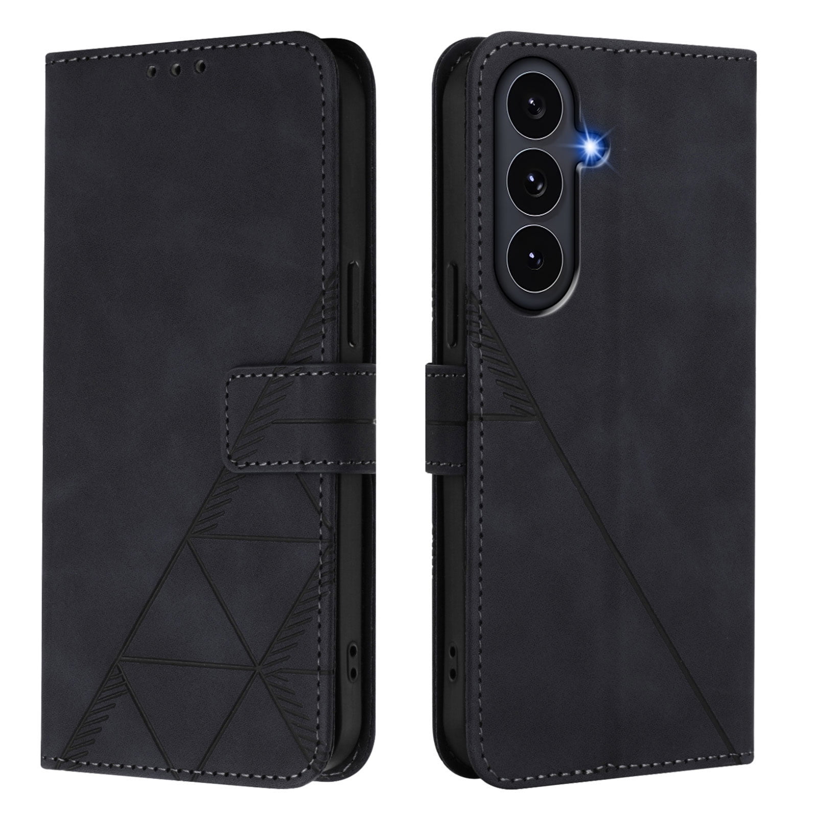 PONRFEKT For Xiaomi 15 Pro Case,Premium PU Flip Leather Wallet With Card Slots,Wristlet,Kickstand Shockproof Magnetic Closure Protective Phone Case Cover,Blue