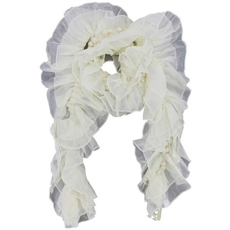 Layer Scarf - Frilly Layered Ruffle Summer Scarf