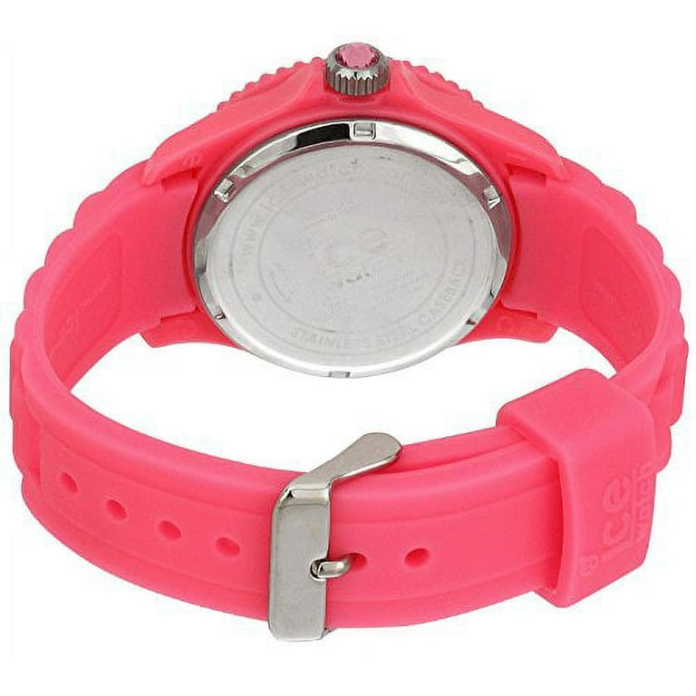 Women s Ice Love LO.PK.U.S.10 Pink Plastic Quartz Watch Walmart