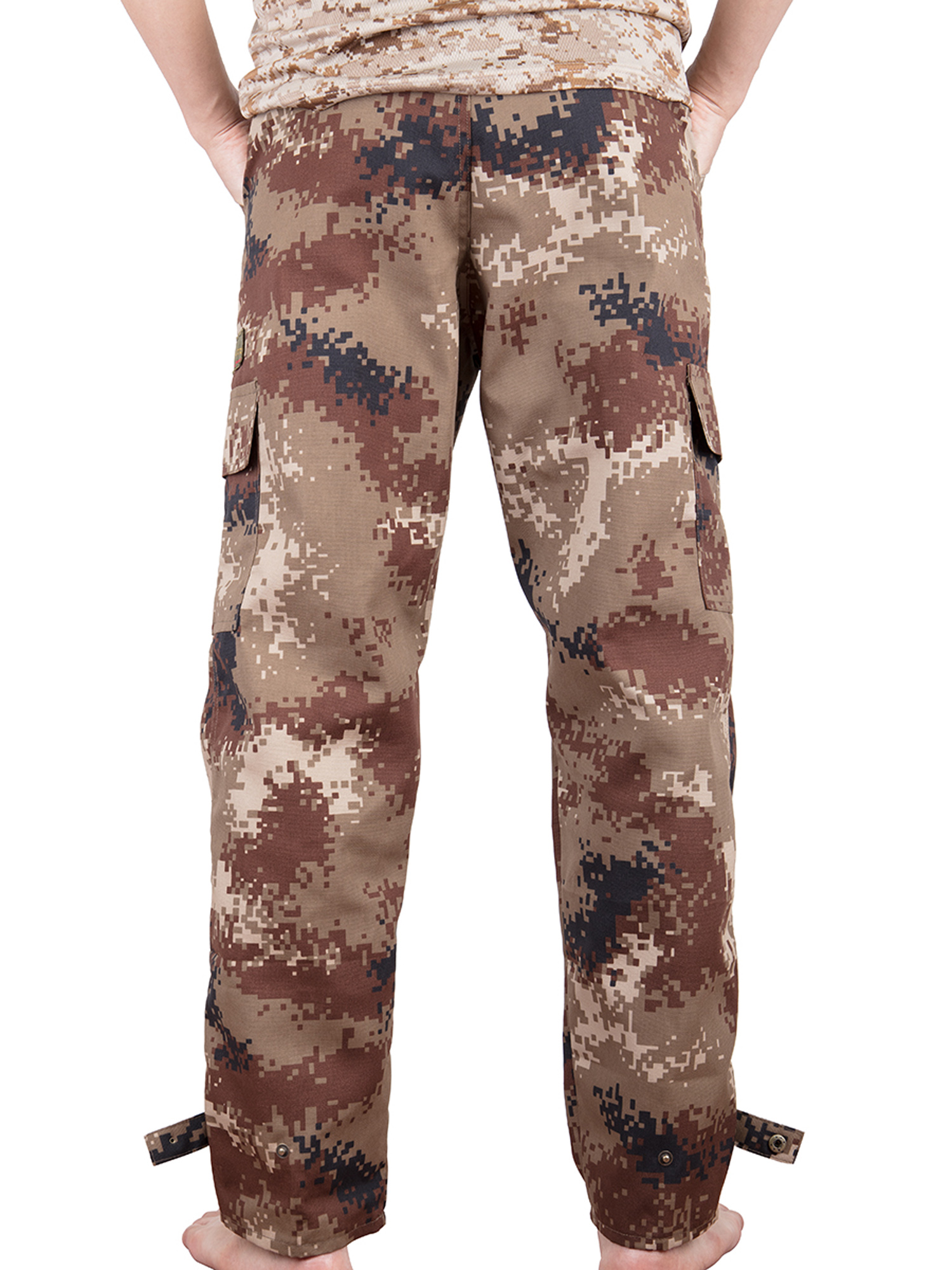 Mens Military Style Total Terrain Camo BDU Pants, Desert Digital Camo, Woodland Camo, City Digital Camouflage - image 5 of 9