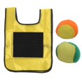 thumbnail image 2 of Throwing Ball Vest With 2 Ball, Soft Fleece Balls, Safe For Kids, Outdoor Props, 2 of 8