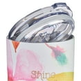 thumbnail image 5 of Heartfelt Insulated Travel Mug Shine Your Light, Pink Daisies, Stainless Steel, 5 of 5