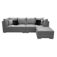 thumbnail image 2 of Sala Esquinera Modular El Bazar Store Artemis Gris Plata 230x300 cm Tela Lino nacional, 2 of 7