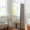 thumbnail image 3 of NeuType Full Length Mirror Floor Rectangle Gold 55"x16", 3 of 9
