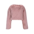 thumbnail image 4 of YueHuiYing Women Fashionable Crew Neck Cropped Sweater Casual Long Sleeve Knit Tops Pullover Sweater, 4 of 6