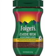 Folgers Roast Crystal Instant Coffee, Classic Decaf, 3 oz, 6 Pack
