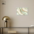 thumbnail image 3 of Green And Gold Mineral, Agate & Geode Wall Art Canvas Wall Art by Art Remedy, White Floater Frame, 16" x 11", 3 of 7