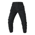 thumbnail image 2 of DPTALR George Men's Flex Pants Stretch Work Cargo Pants Lightweight Outdoor Hiking Trousers Black Big and Tall Men XXXXXL, 2 of 6