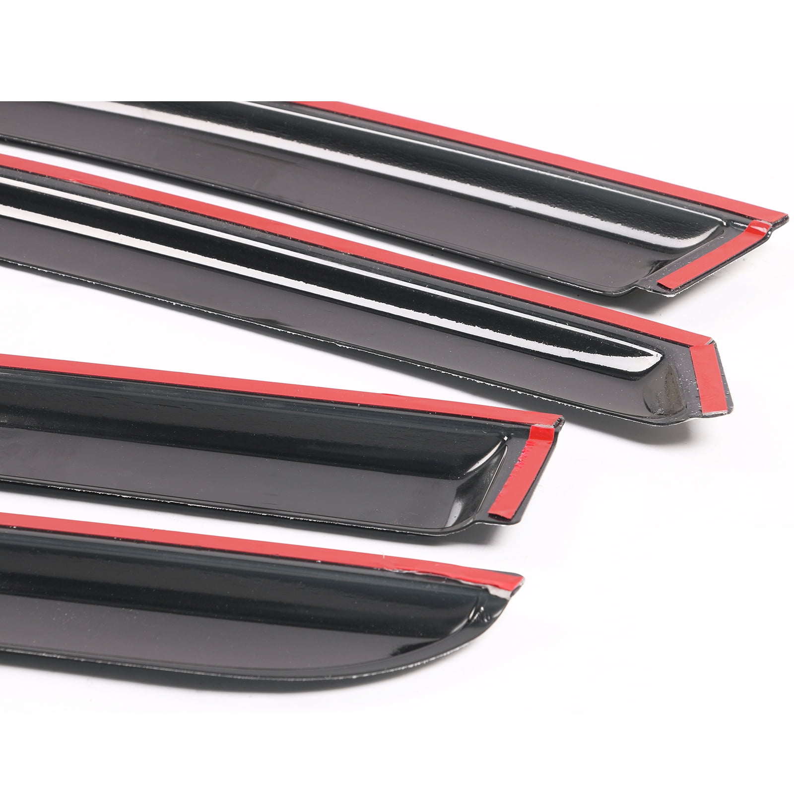 Ikon Motorsports Compatible with 08-10 Honda Odyssey Acrylic Window Visors Vent Windshield Deflector Rain Guard 4Pc Set Outside Mount 2008 2009 2010
